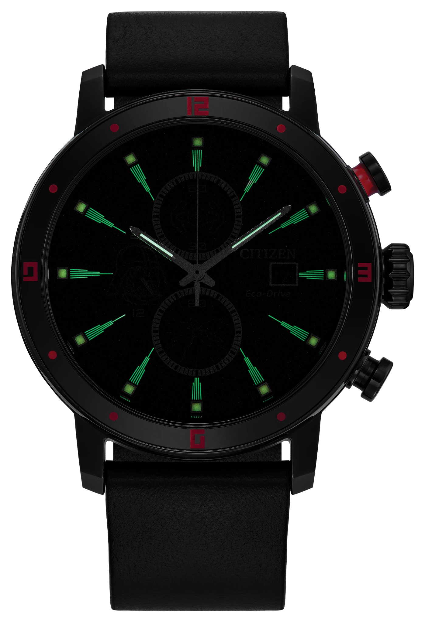 Darth Vader Black Dial Leather Strap CA0769-04W | CITIZEN